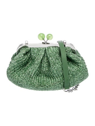 Weekend Max Mara Straw Evening Bag