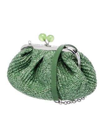 Weekend Max Mara Straw Evening Bag