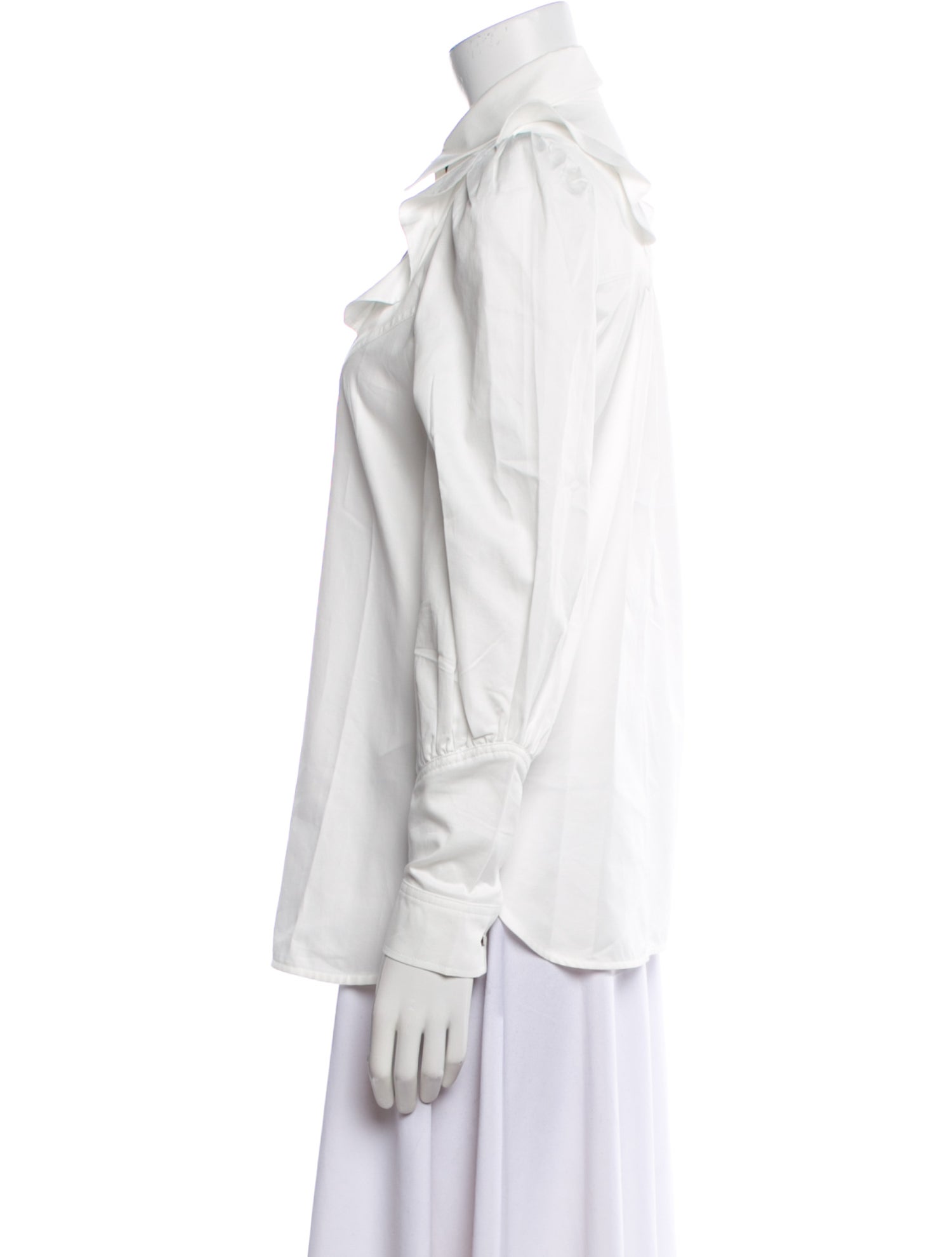 Weekend Max Mara Long Sleeve Button-Up Top