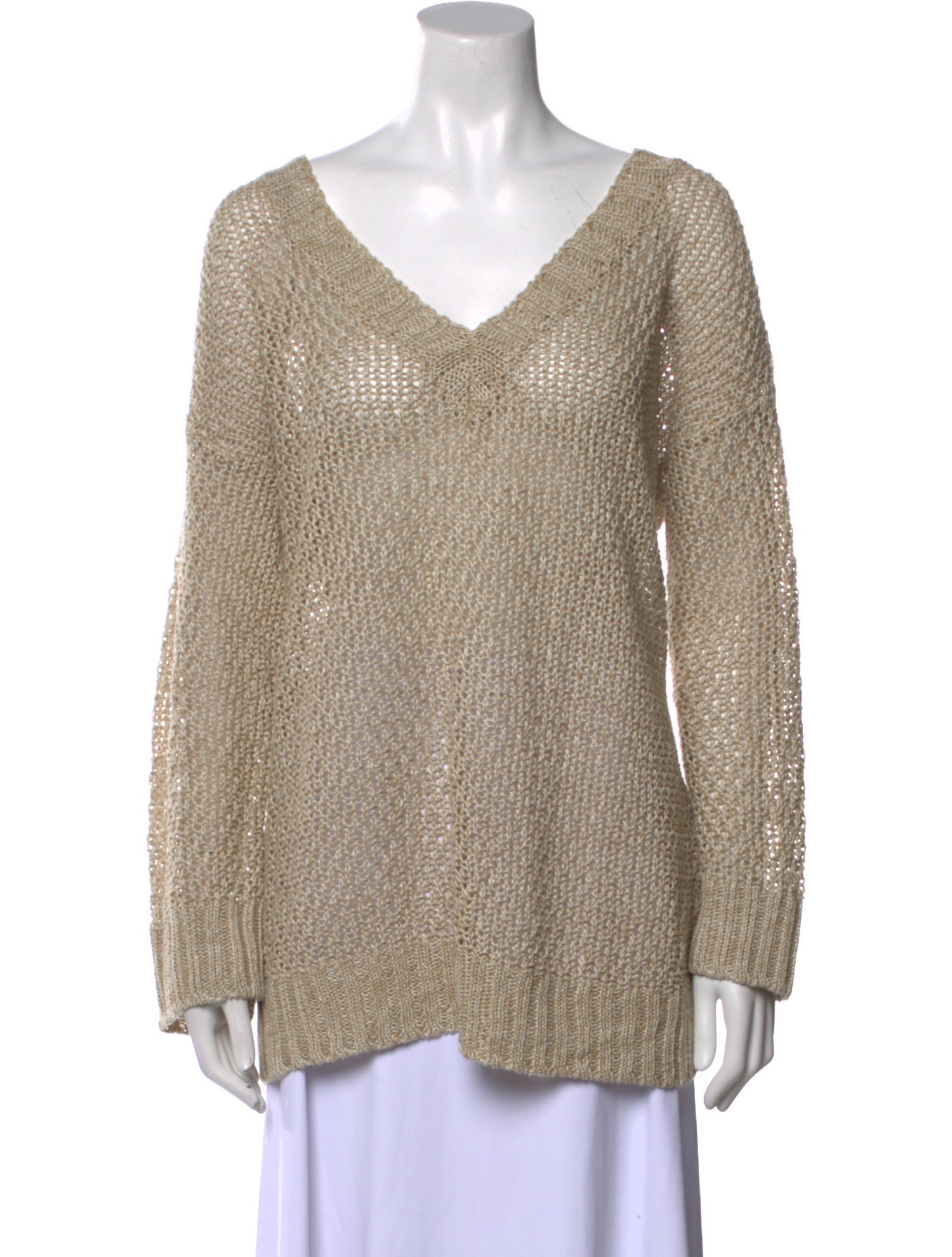 Weekend Max Mara Virgin Wool V-Neck Sweater