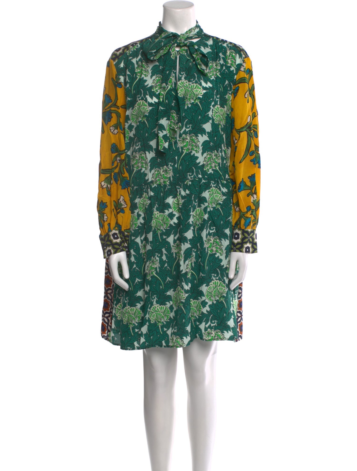 Weekend Max Mara Floral Print Knee-Length Dress