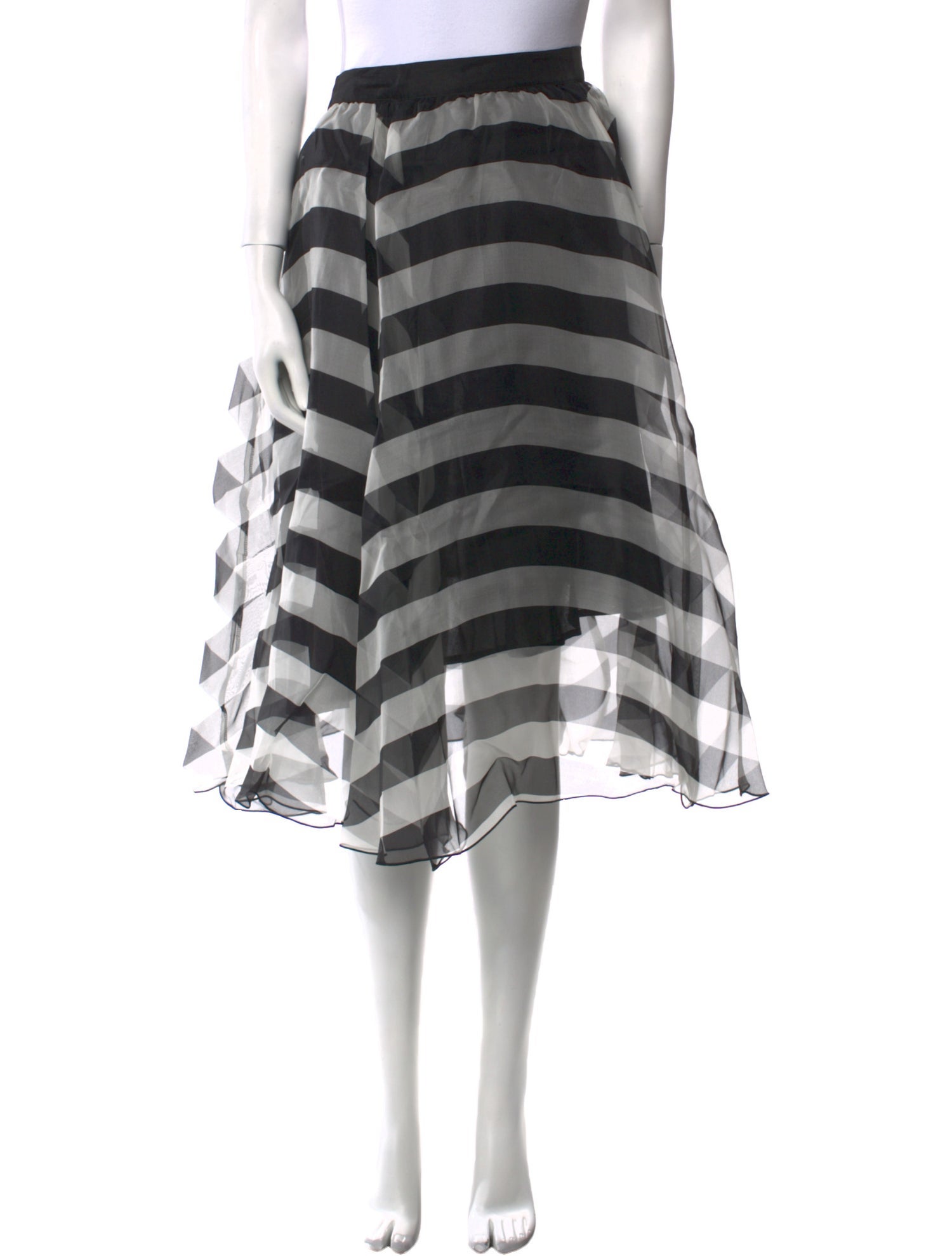 Weekend Max Mara Silk Midi Length Skirt