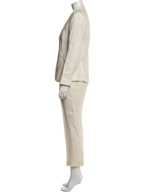 Weekend Max Mara Linen Tassel Accents Pantsuit