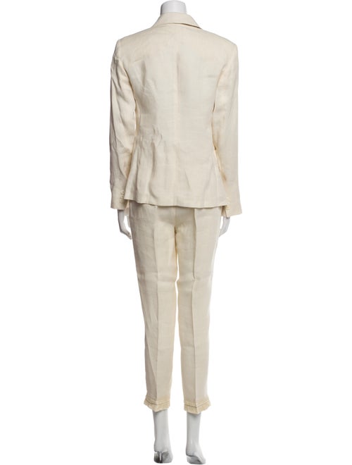 Weekend Max Mara Linen Tassel Accents Pantsuit