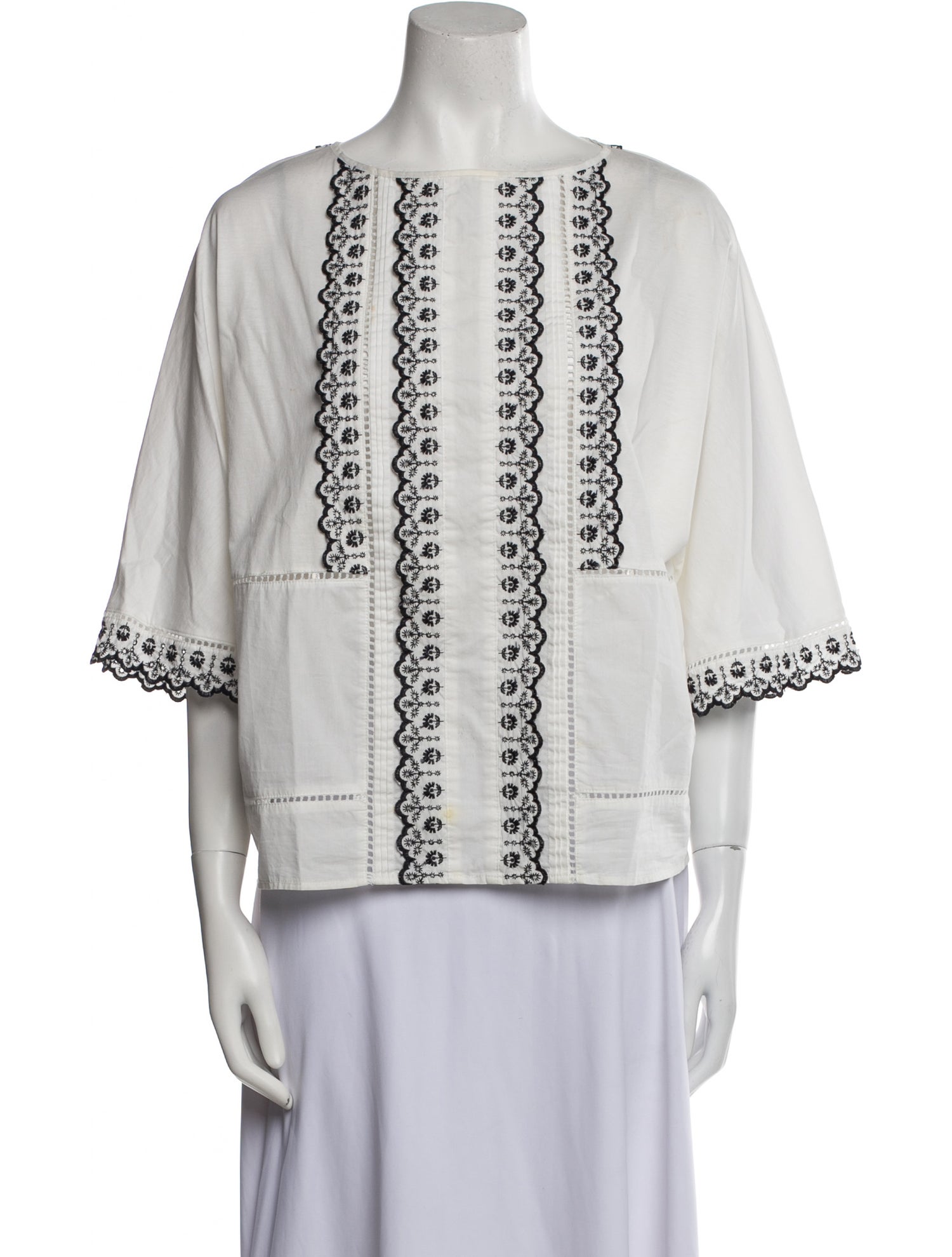 Weekend Max Mara Bateau Neckline Three-Quarter Sleeve Tunic