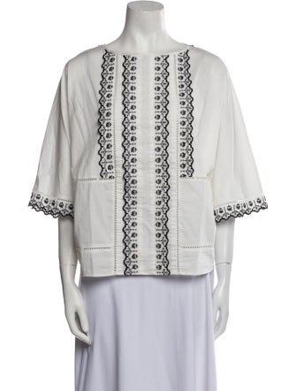 Weekend Max Mara Bateau Neckline Three-Quarter Sleeve Tunic