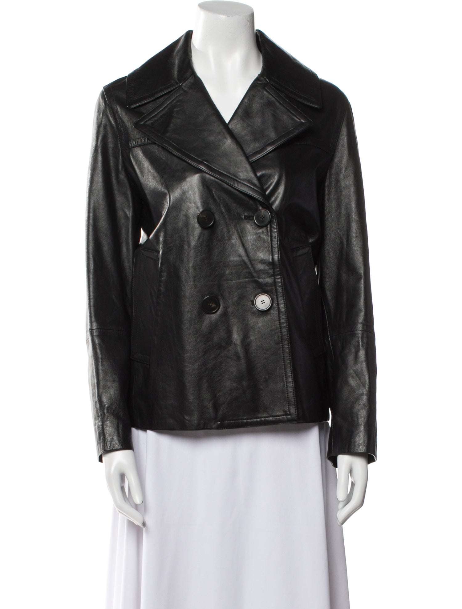 Weekend Max Mara Leather Biker Jacket