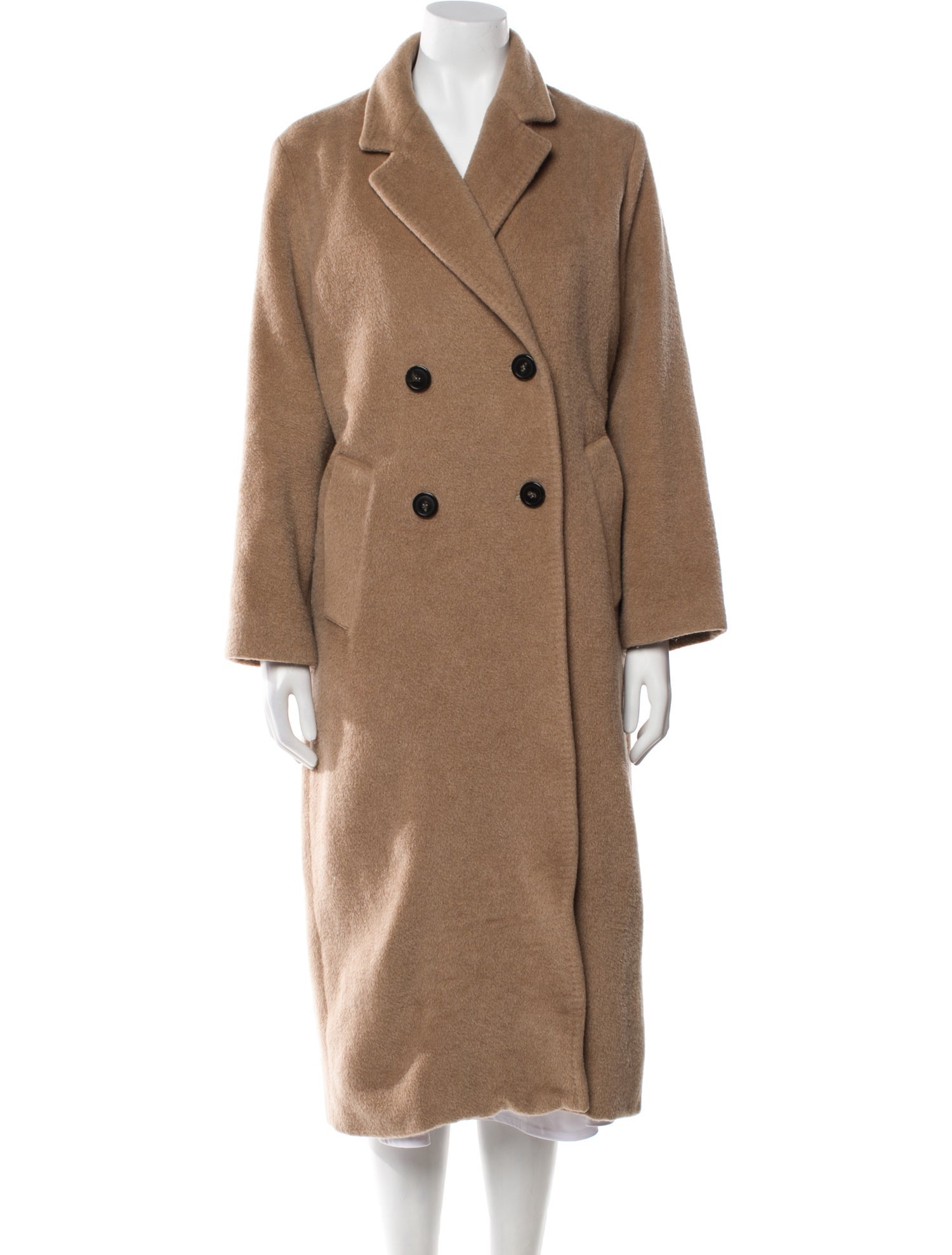 Weekend Max Mara Wool Faux Fur Coat