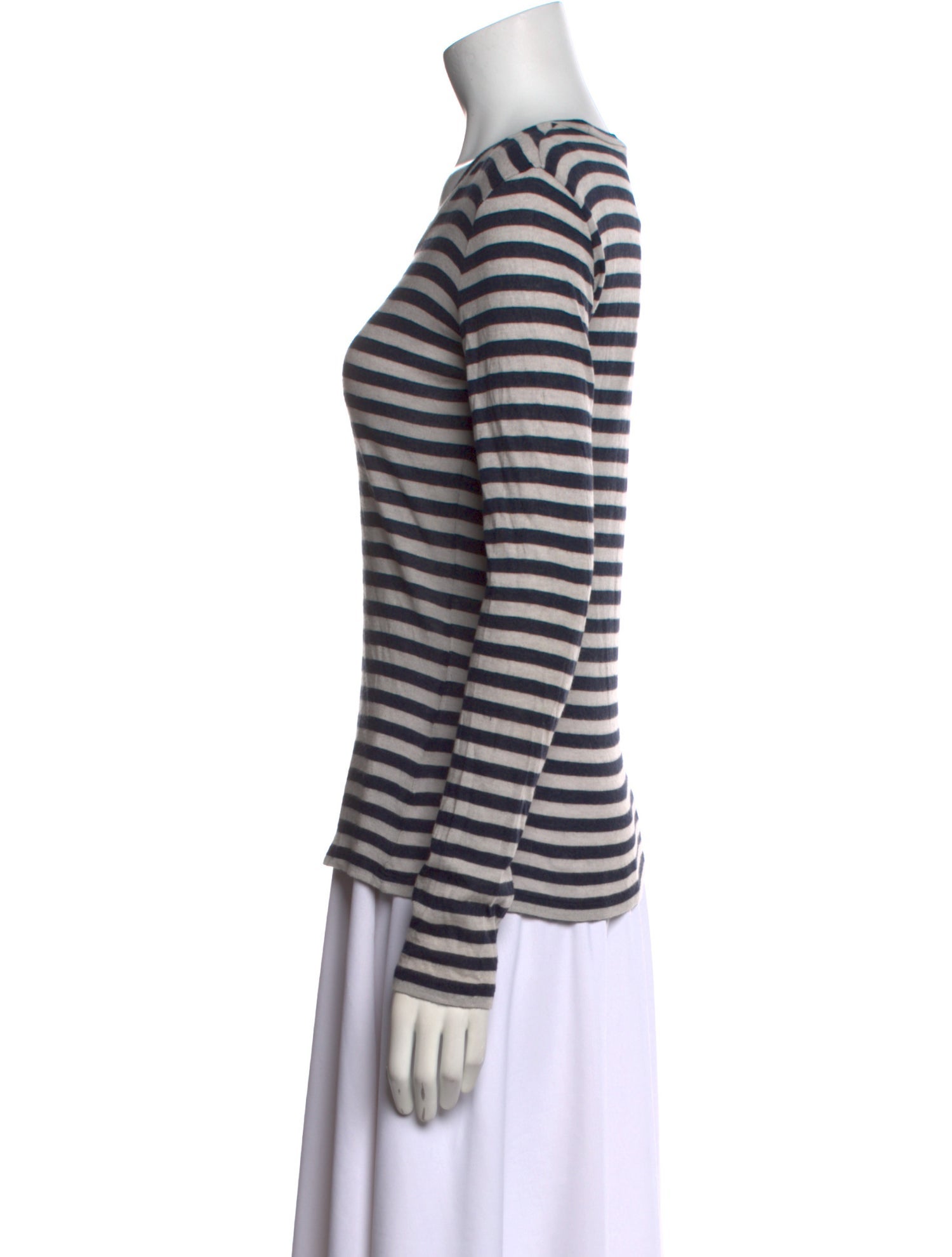 Weekend Max Mara Striped Scoop Neck T-Shirt