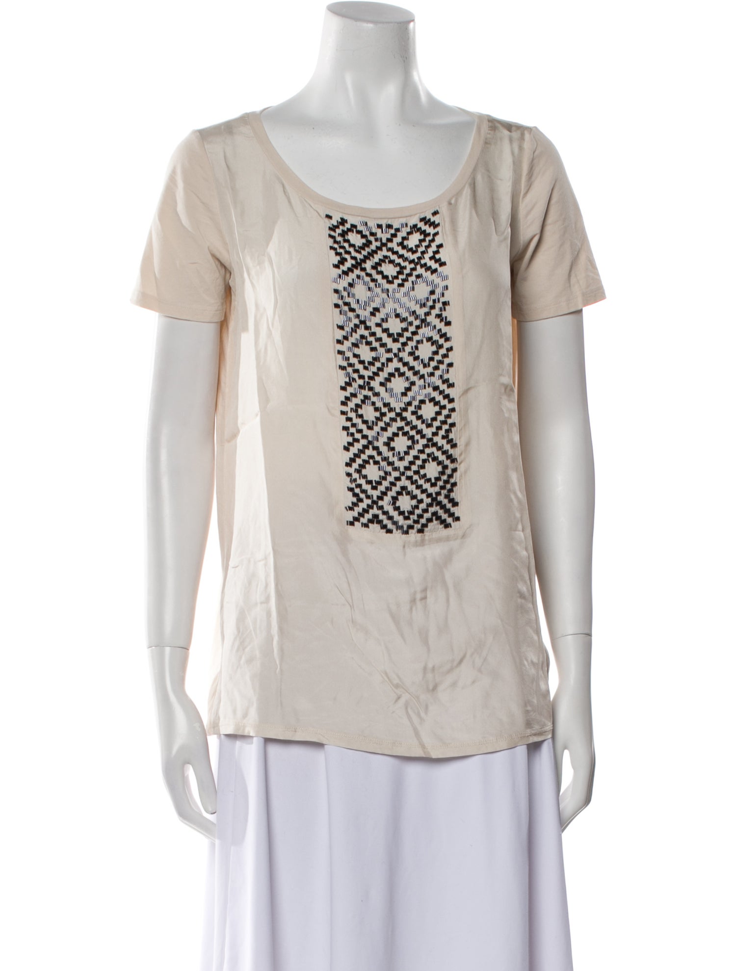 Weekend Max Mara Scoop Neck Short Sleeve T-Shirt