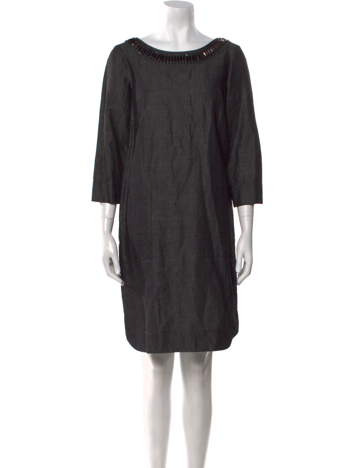 Weekend Max Mara Bateau Neckline Knee-Length Dress