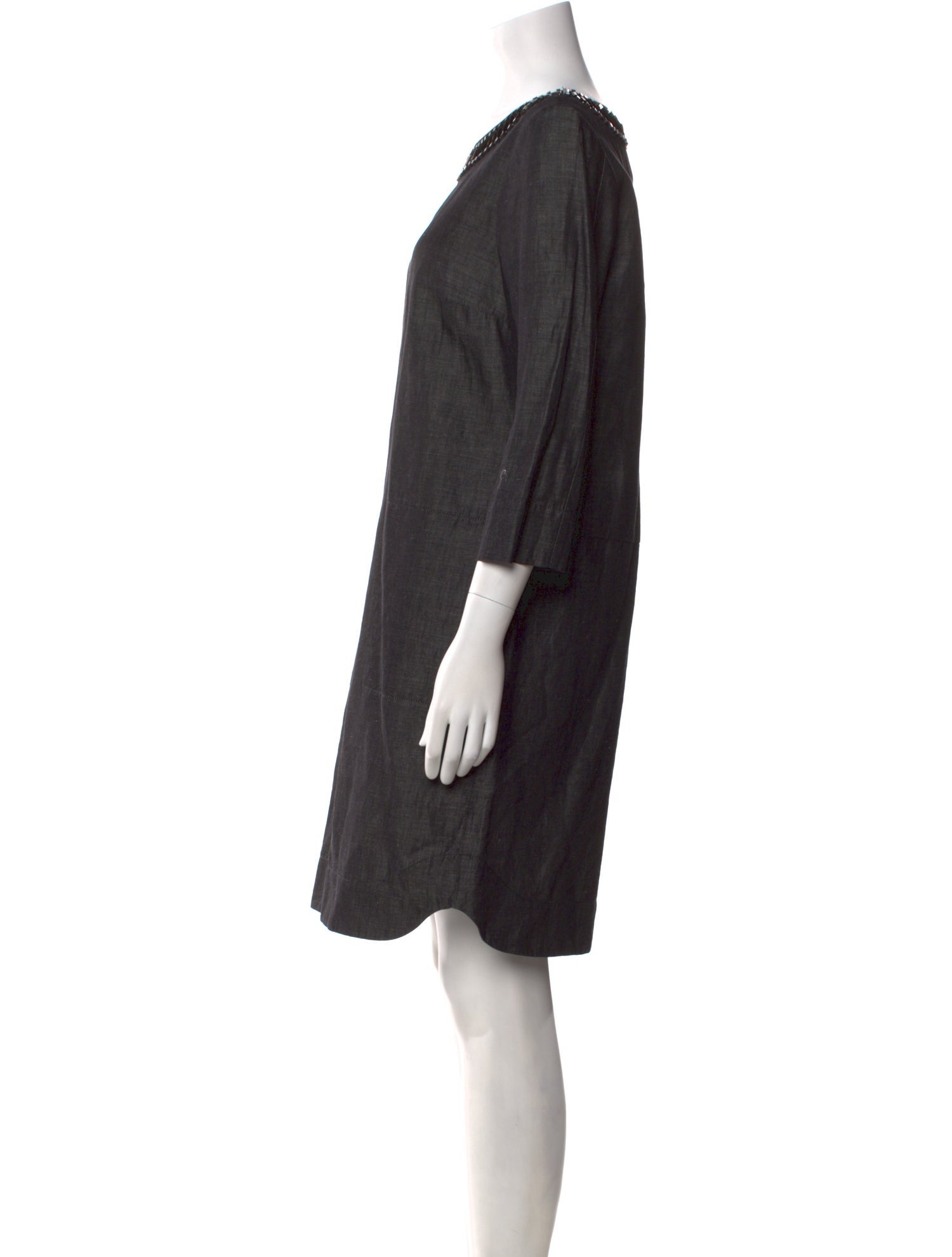 Weekend Max Mara Bateau Neckline Knee-Length Dress
