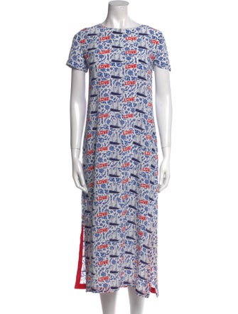 Weekend Max Mara Printed Long Dress