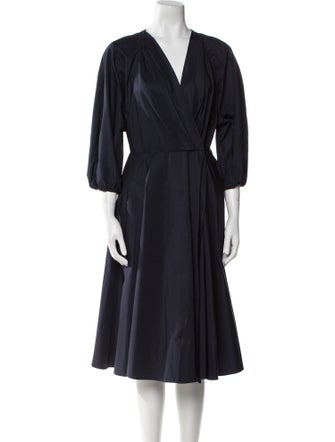 Weekend Max Mara V-Neck Midi Length Dress