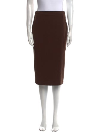 Weekend Max Mara Cutout Accent Knee-Length Skirt