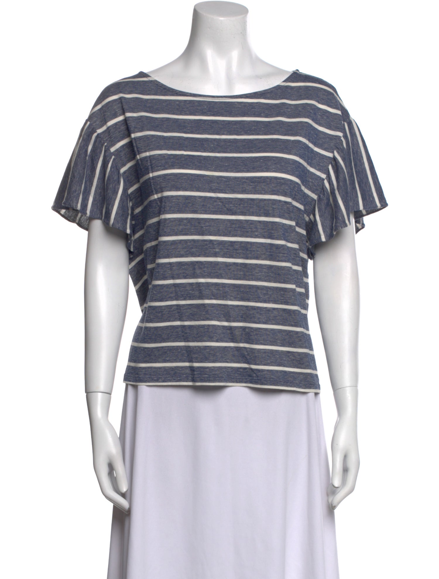 Weekend Max Mara Striped Scoop Neck T-Shirt
