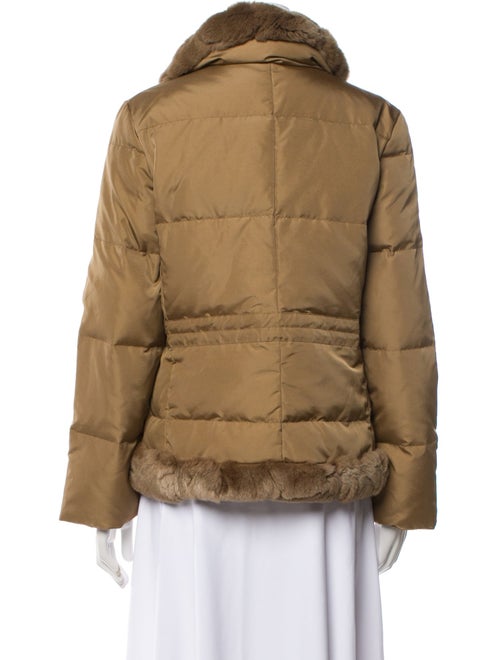 Weekend Max Mara Colorblock Pattern Faux Fur Jacket
