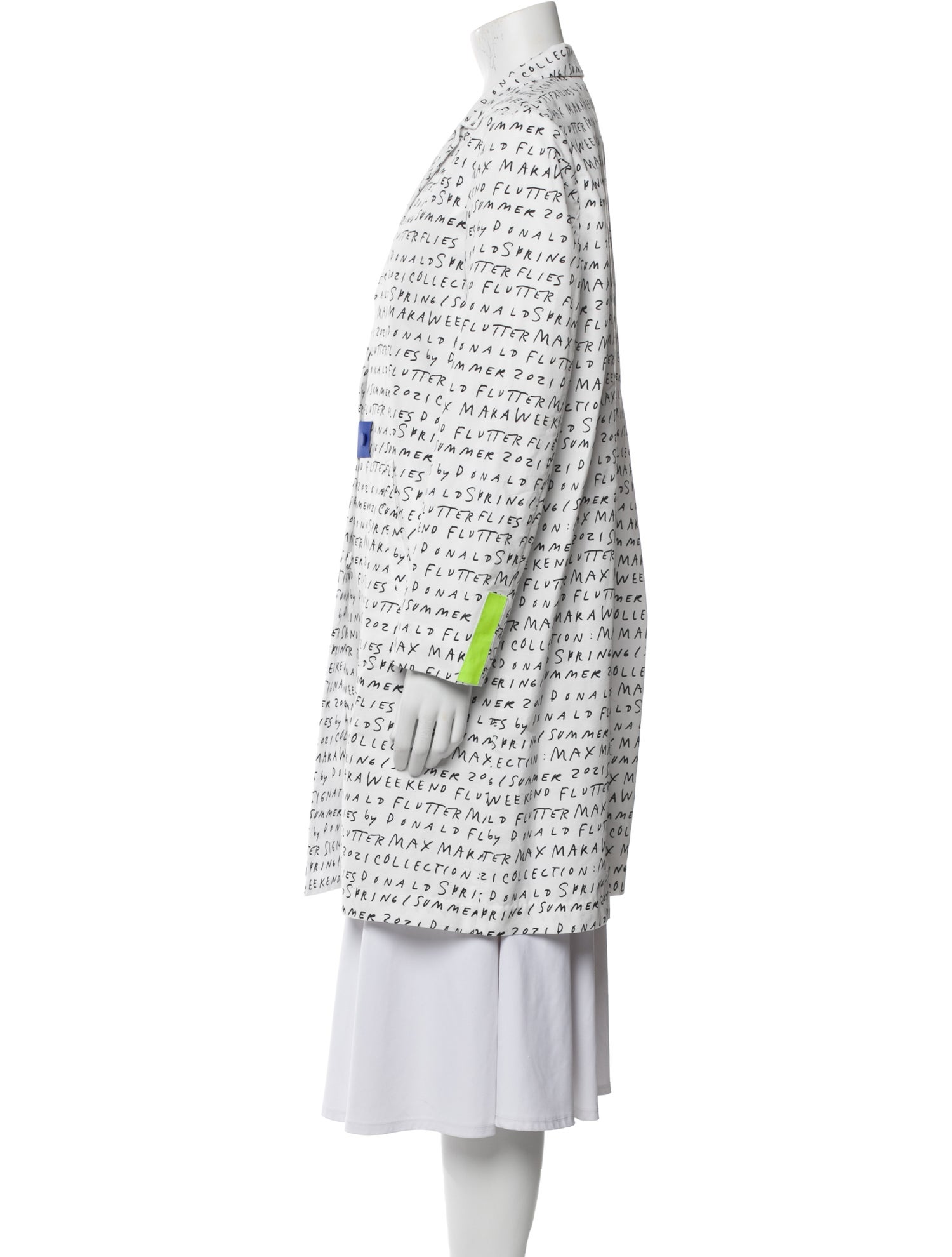 Weekend Max Mara Tweed Pattern Coat