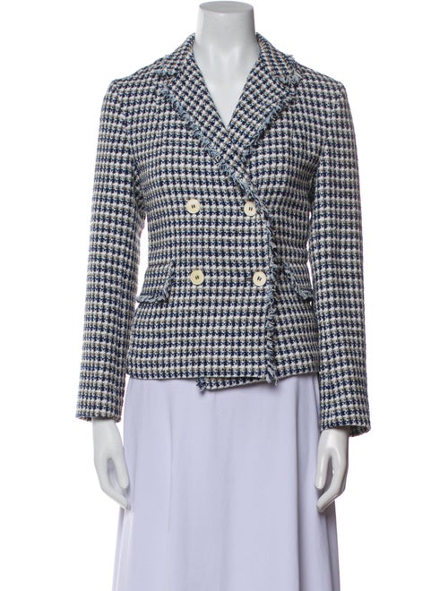Weekend Max Mara Plaid Print Blazer