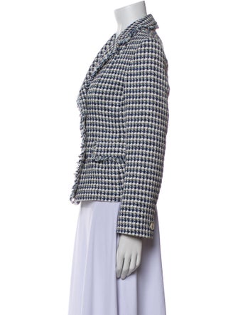Weekend Max Mara Plaid Print Blazer