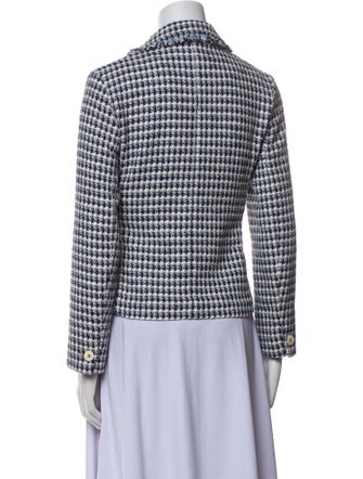 Weekend Max Mara Plaid Print Blazer