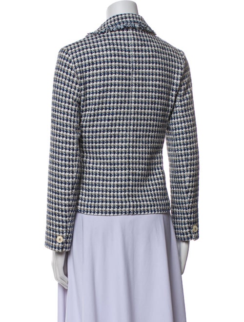 Weekend Max Mara Plaid Print Blazer