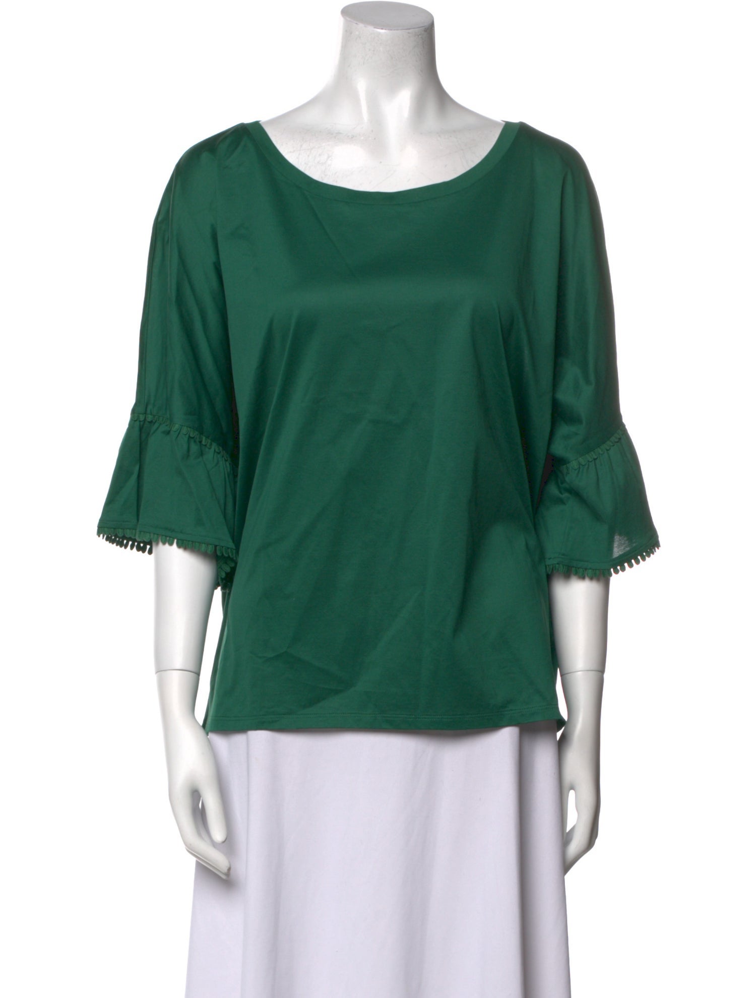 Weekend Max Mara Scoop Neck Three-Quarter Sleeve Blouse w/ Tags