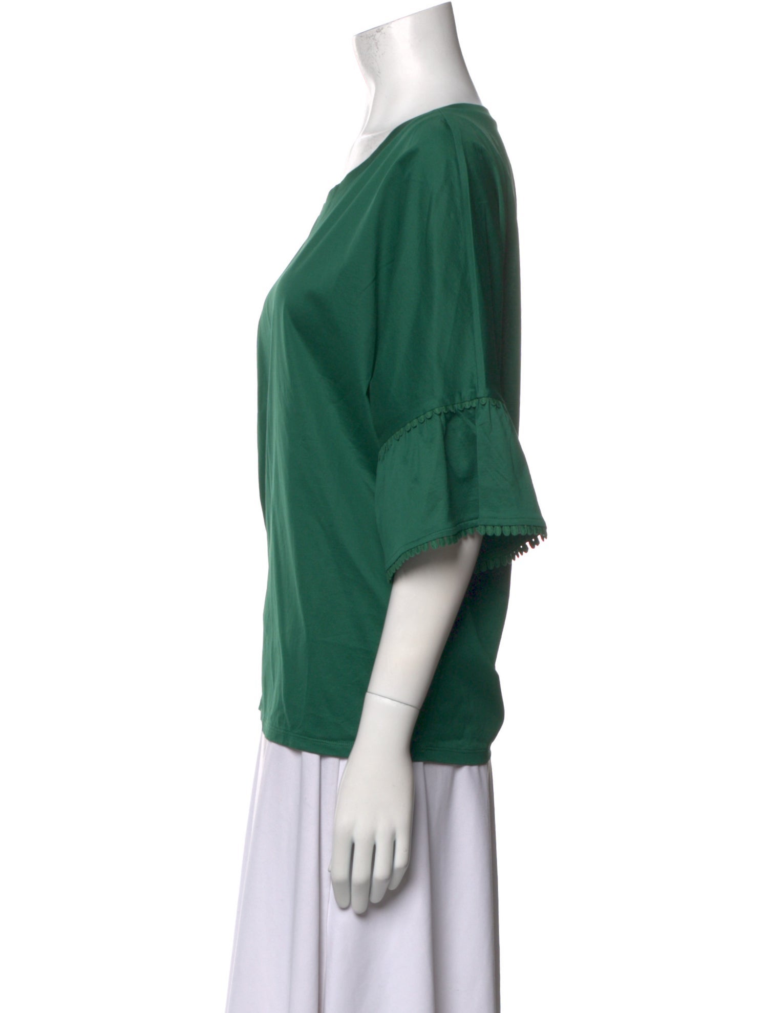 Weekend Max Mara Scoop Neck Three-Quarter Sleeve Blouse w/ Tags