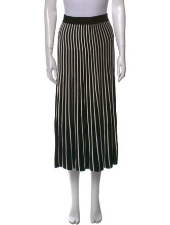 Weekend Max Mara Striped Midi Length Skirt