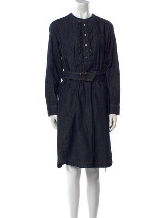 Weekend Max Mara Crew Neck Knee-Length Dress