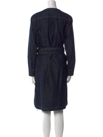 Weekend Max Mara Crew Neck Knee-Length Dress