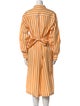 Weekend Max Mara Striped Midi Length Dress