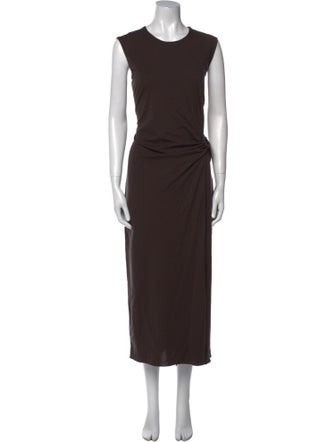 Weekend Max Mara Crew Neck Long Dress