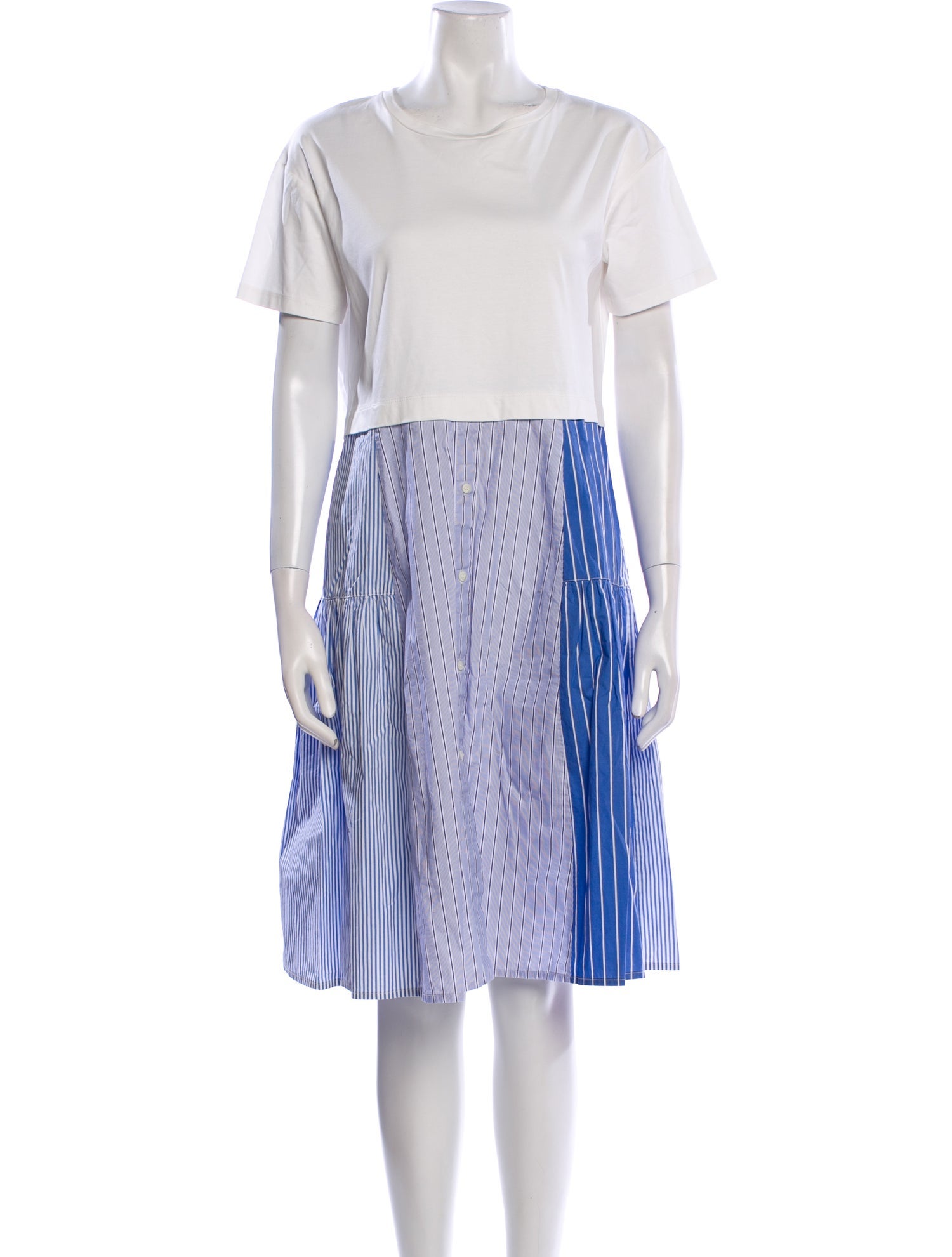 Weekend Max Mara Striped Knee-Length Dress