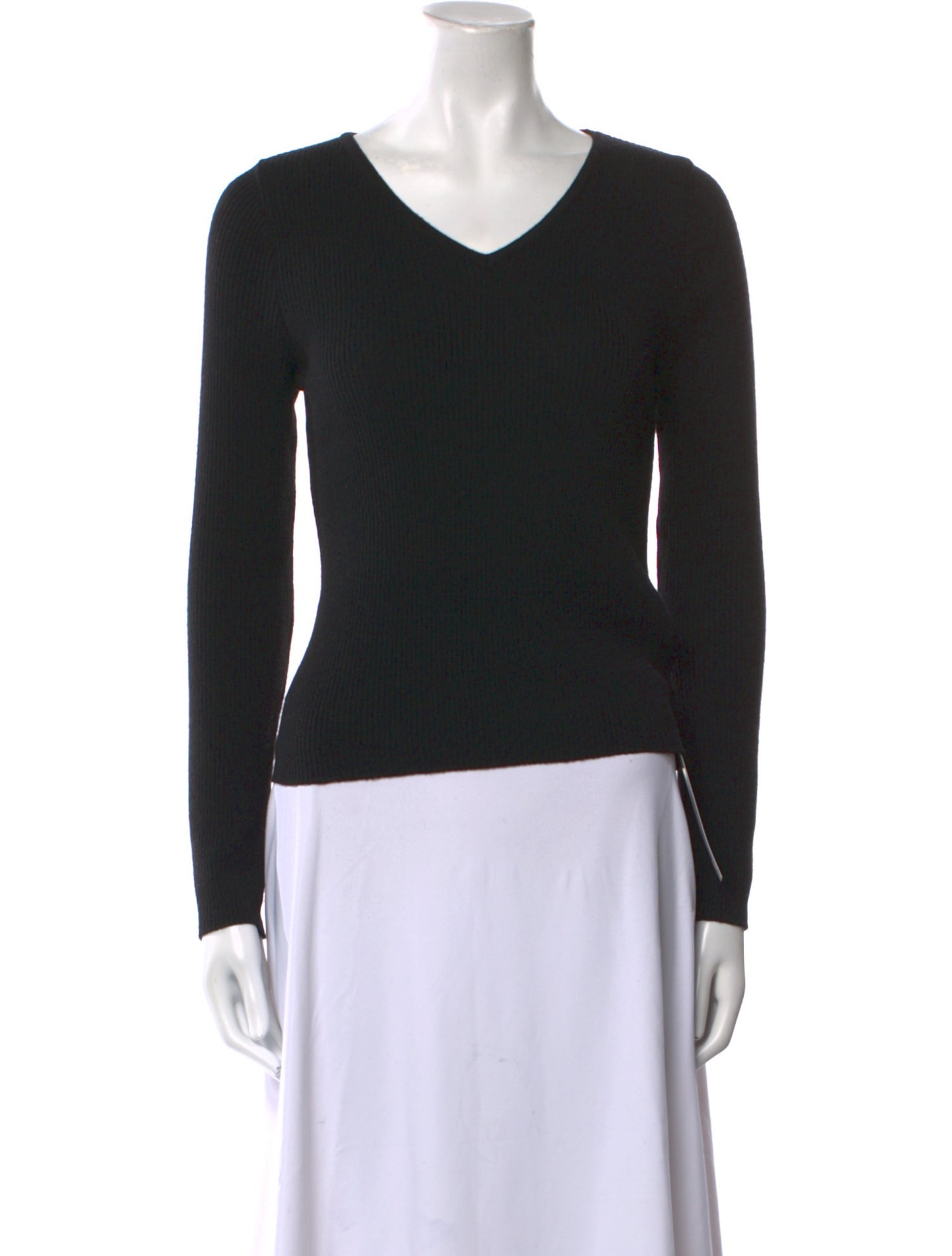 Weekend Max Mara Virgin Wool V-Neck Sweater