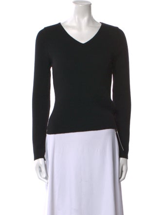 Weekend Max Mara Virgin Wool V-Neck Sweater