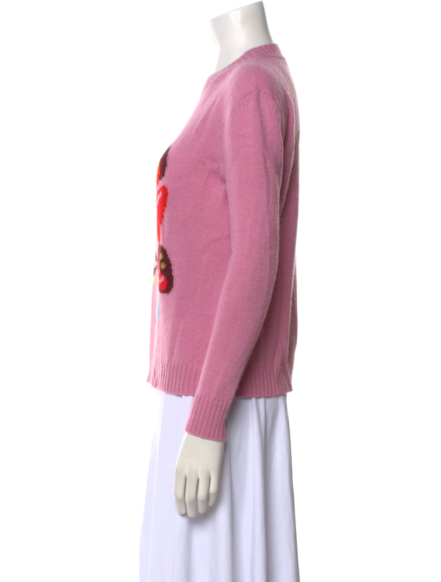 Weekend Max Mara Graphic Print Crew Neck Sweater