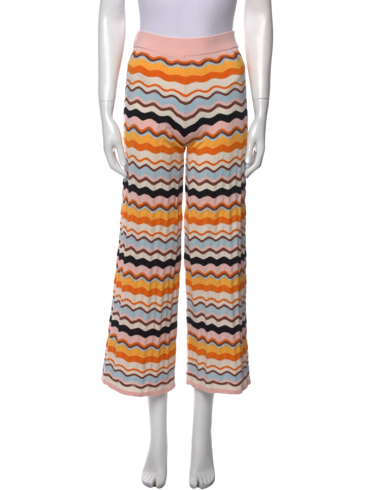 Weekend Max Mara Striped Wide Leg Pants w/ Tags