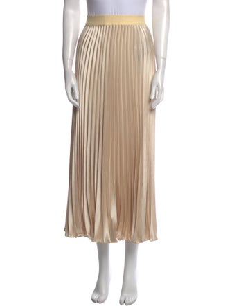 Weekend Max Mara Pleated Accents Midi Length Skirt