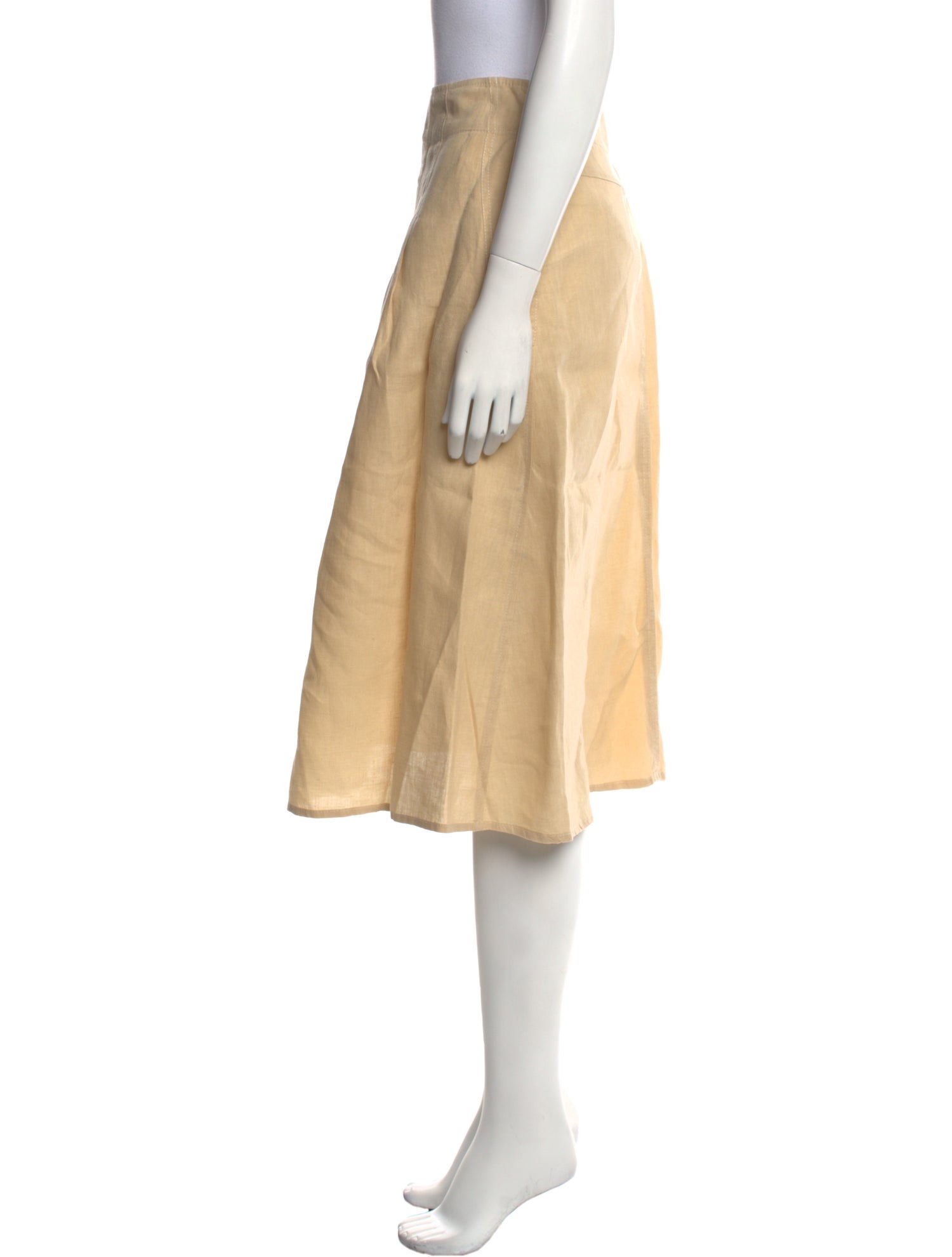 Weekend Max Mara Linen Knee-Length Skirt