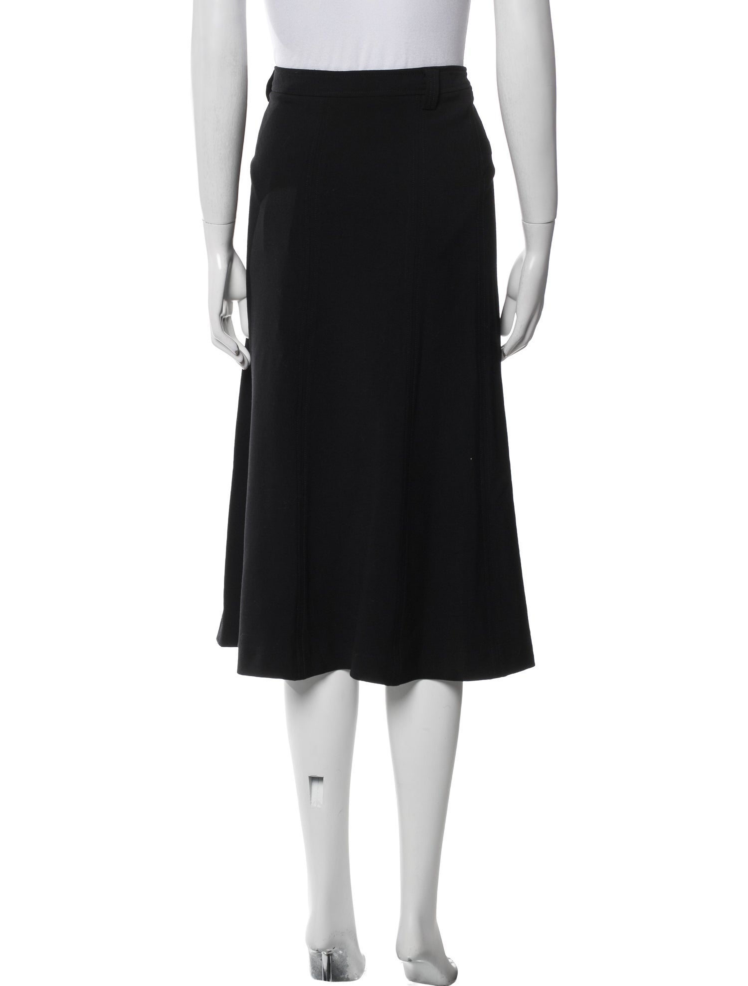 Weekend Max Mara Virgin Wool Midi Length Skirt