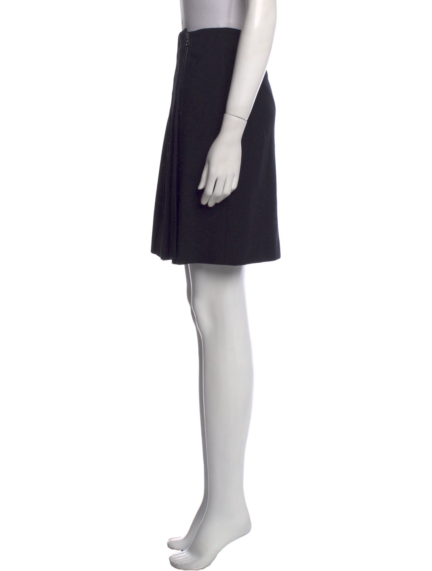 Weekend Max Mara Virgin Wool Knee-Length Skirt