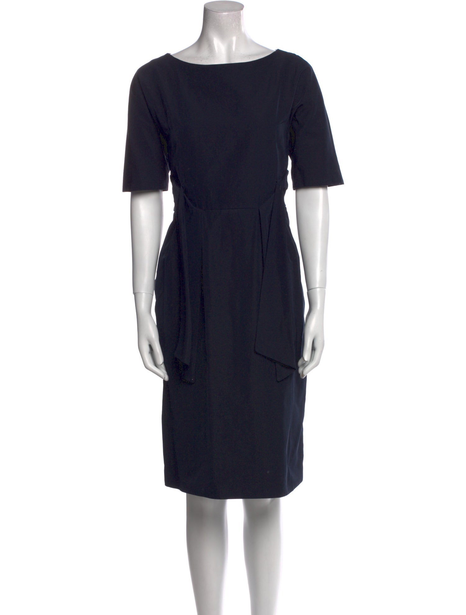 Weekend Max Mara Bateau Neckline Knee-Length Dress