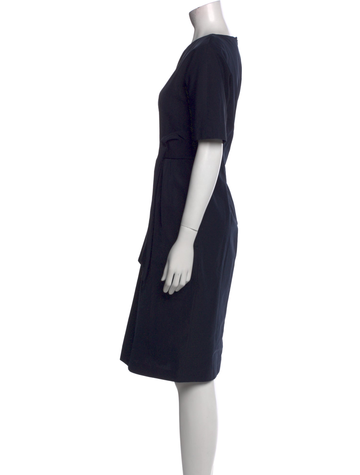 Weekend Max Mara Bateau Neckline Knee-Length Dress