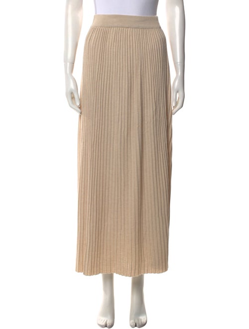 Weekend Max Mara Pleated Accents Midi Length Skirt