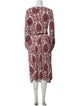 Weekend Max Mara Printed Knee-Length Dress