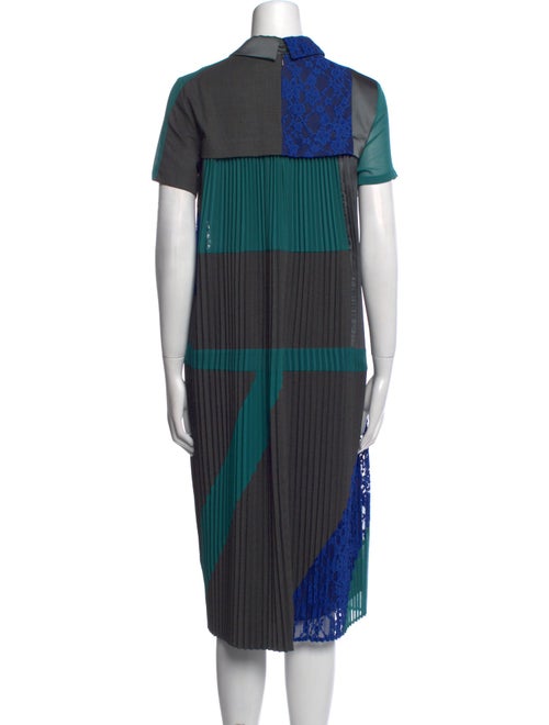 Weekend Max Mara Striped Midi Length Dress