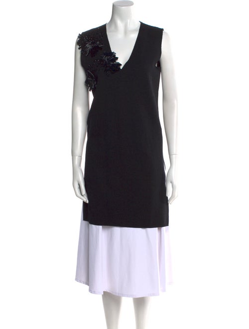 Weekend Max Mara Virgin Wool V-Neck Tunic