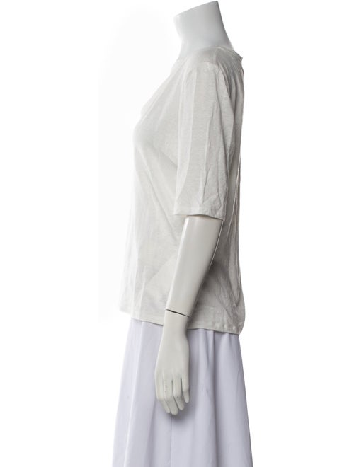 Weekend Max Mara Linen V-Neck T-Shirt