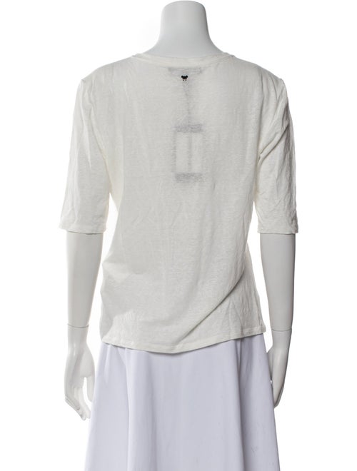 Weekend Max Mara Linen V-Neck T-Shirt